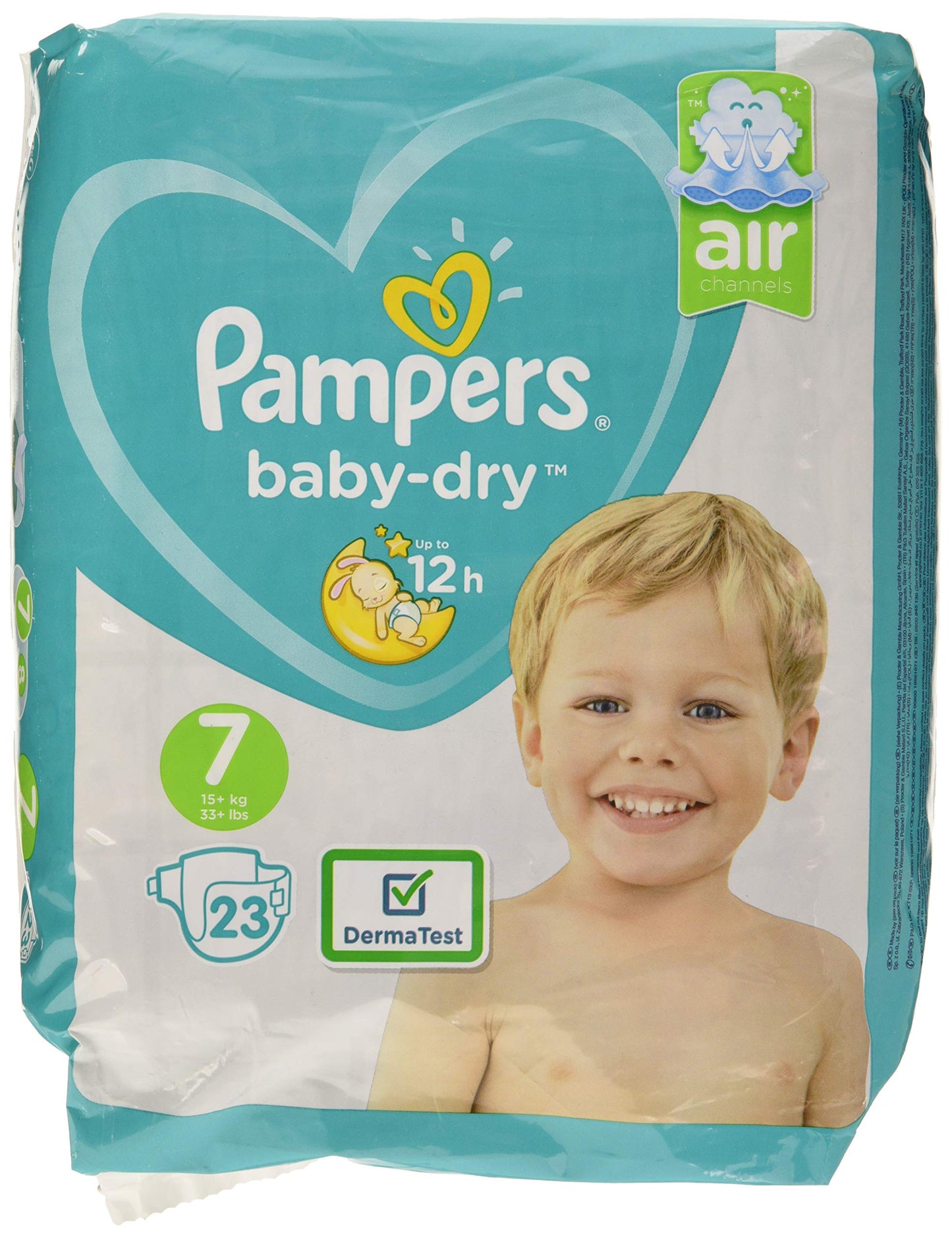 Pampers Baby-Dry Size 7, 23 Nappies