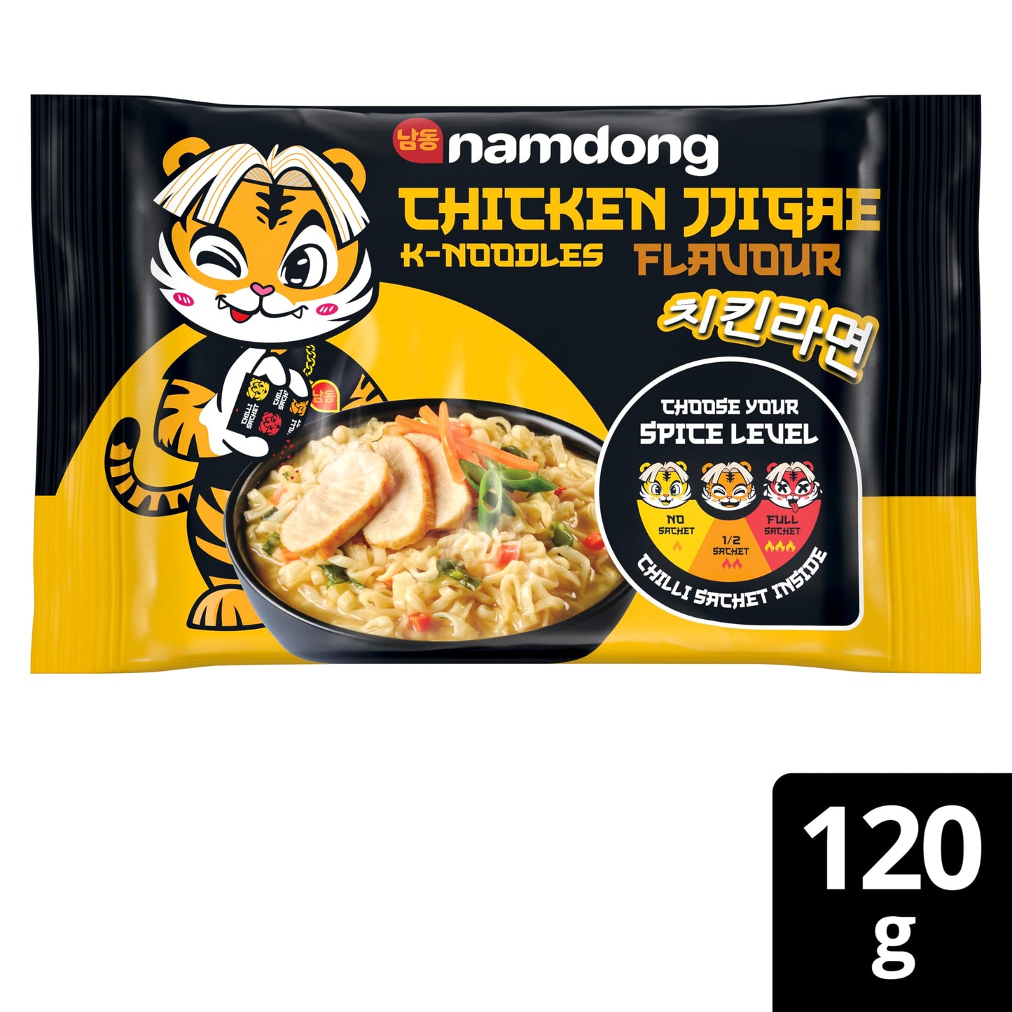 Namdong Chicken Noodle Block 120g
