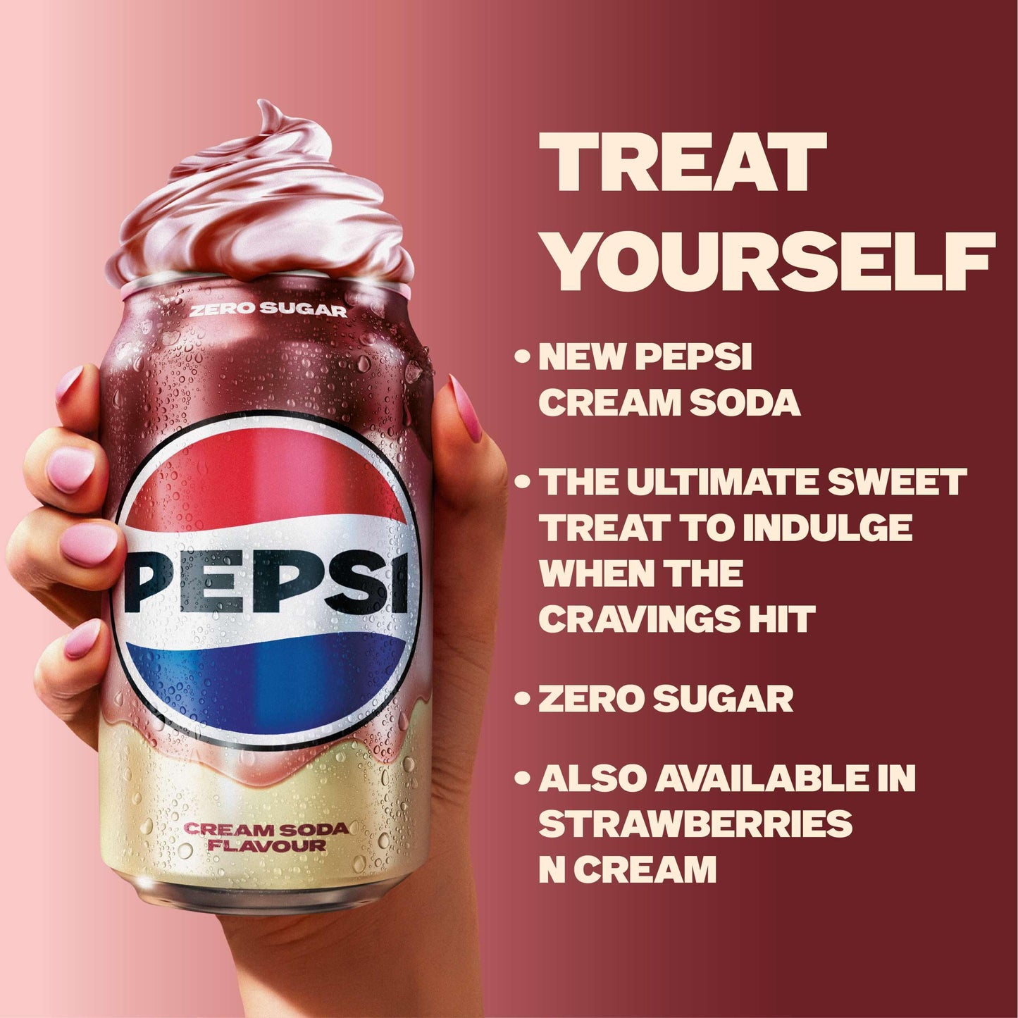 Pepsi Cream Soda 330ml Can (Pack of 24)