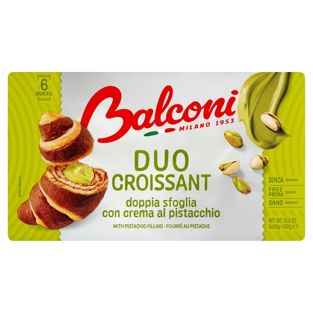 Balconi Duo Croissant with Pistachio Filling 6 x 50 g (300g)