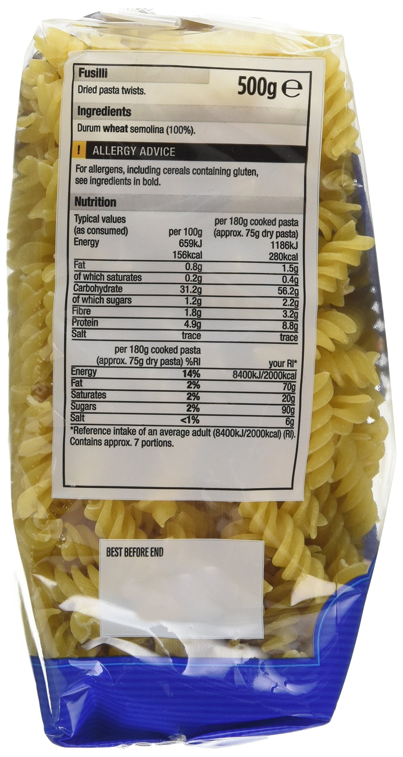 Morrisons Fusilli 500g