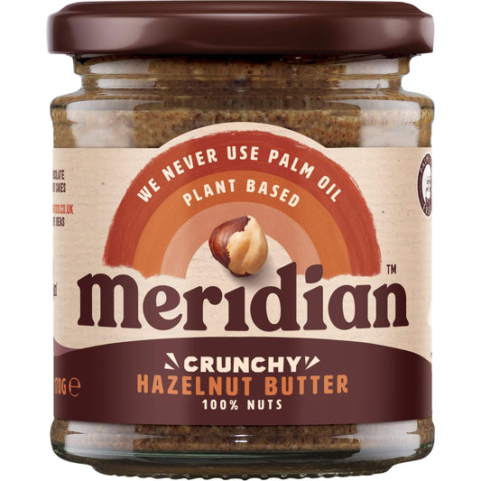 Meridian Crunchy Hazelnut Butter 100% Nuts 170g