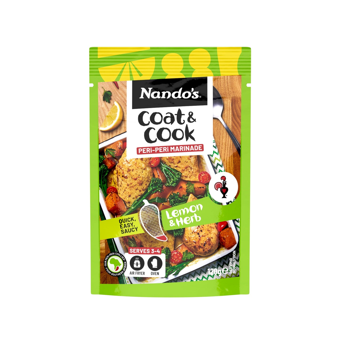 Nando's Coat & Cook Lemon & Herb Marinade, 120g