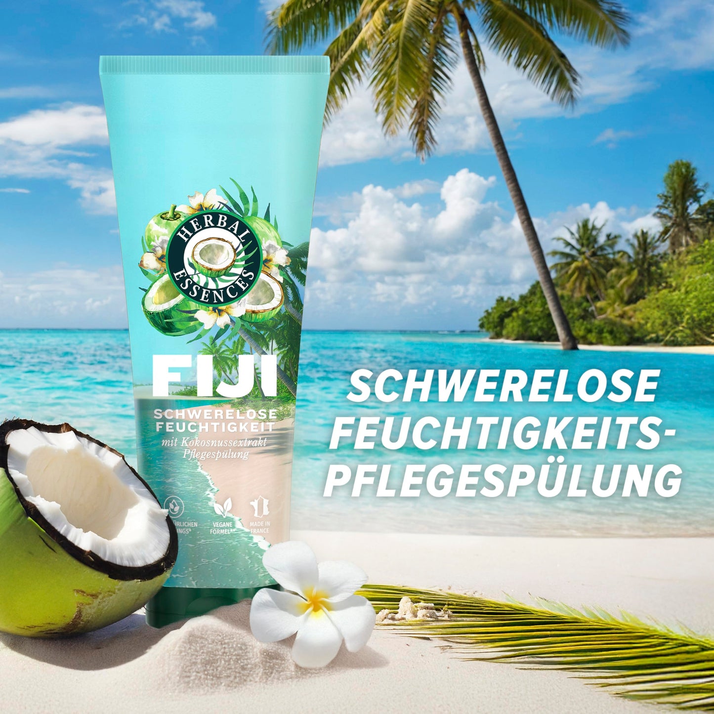 Herbal Essences Fiji Conditioner for Weightless Moisture 250 ml with Coconut Extract