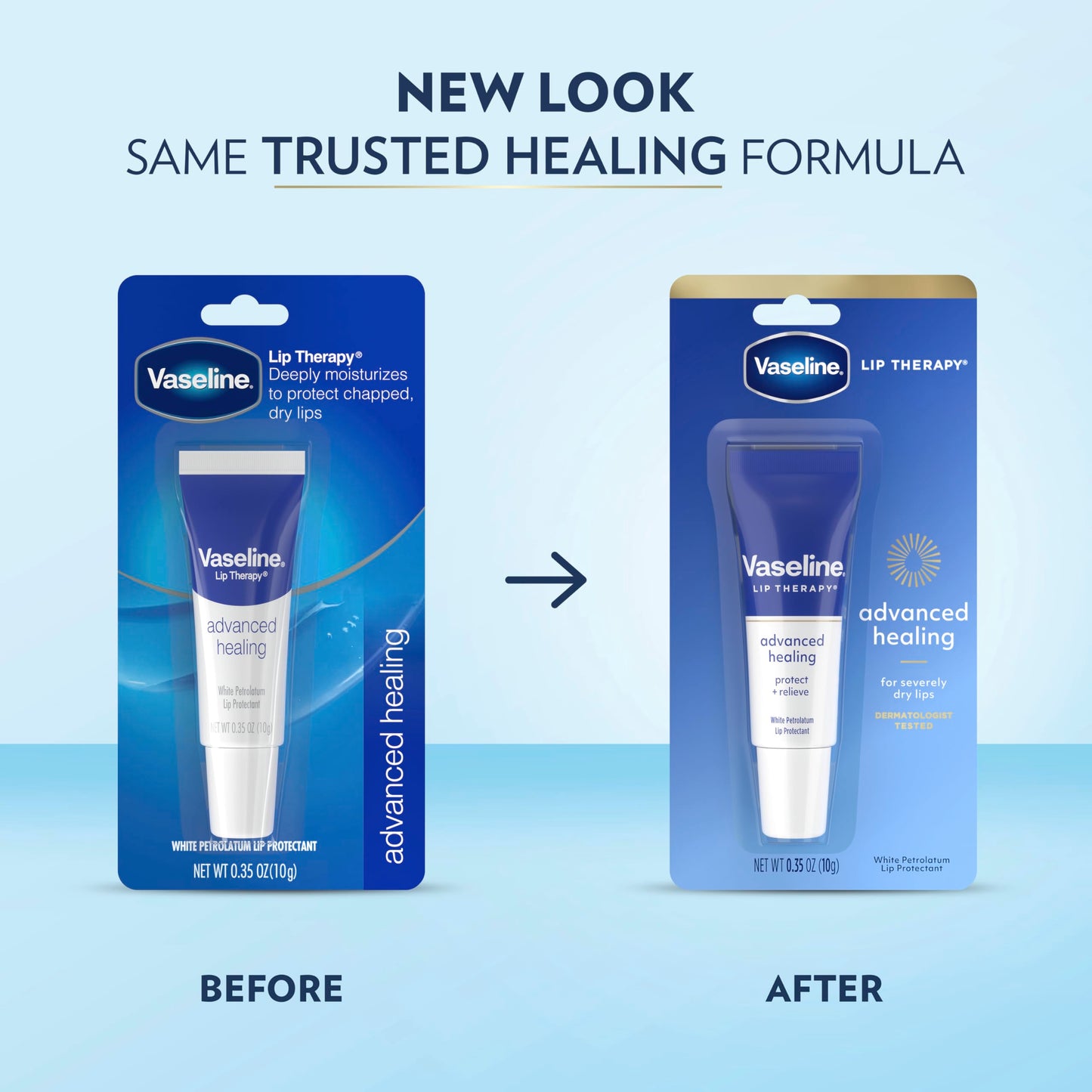 Vaseline Lip Therapy Advance Formula Vaseline 0.35 oz Lip Therapy For Unisex