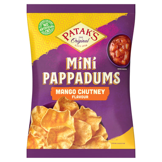 Patak's Mango Chutney Mini Pappadums