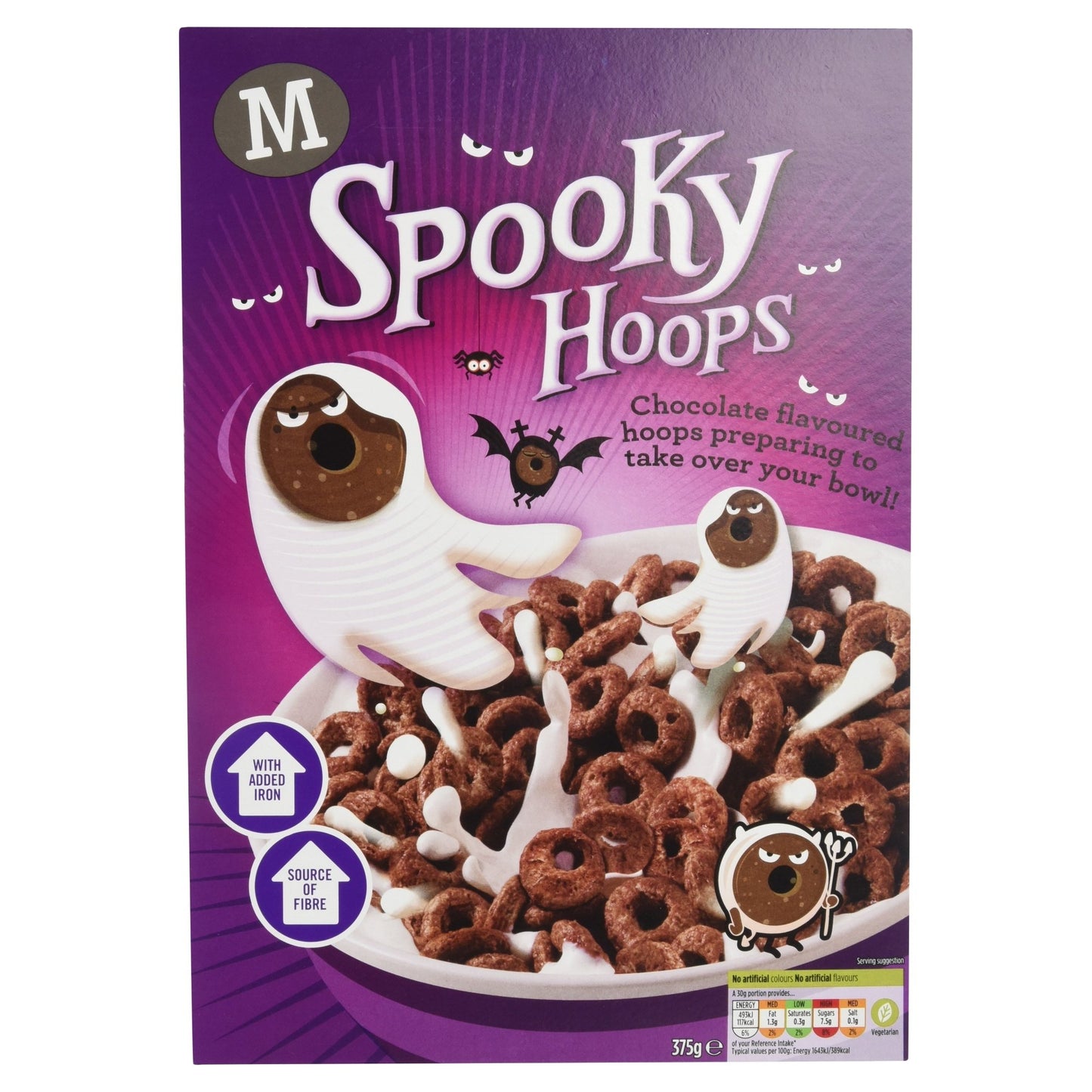Morrisons Choco Hoops, 375g