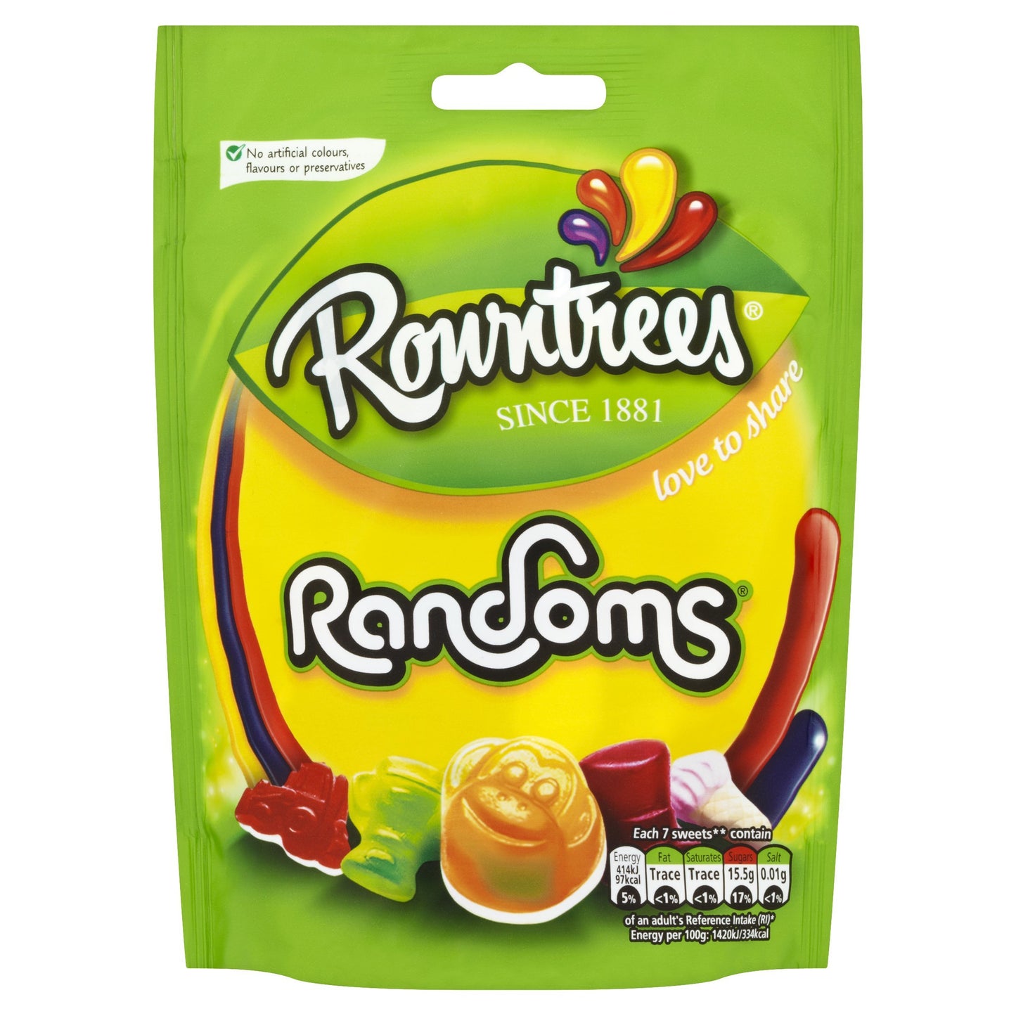Rowntree's Randoms Candies, 160g
