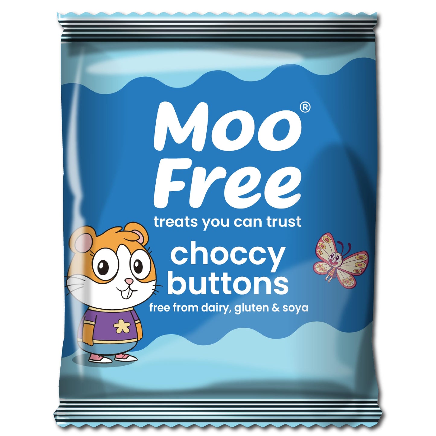 Moo Free Dairy Free Milk Chocolate Buttons (25g)