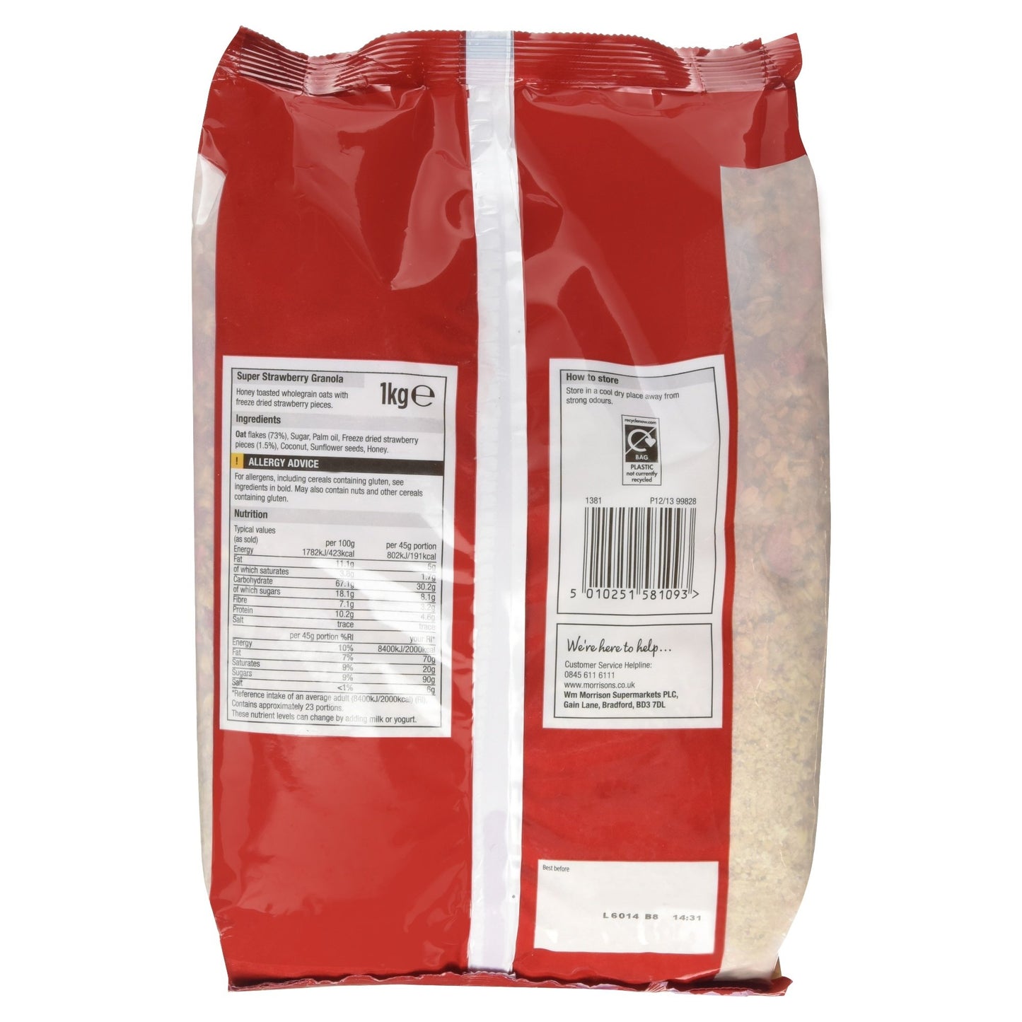 Morrisons Strawberry Granola, 1kg
