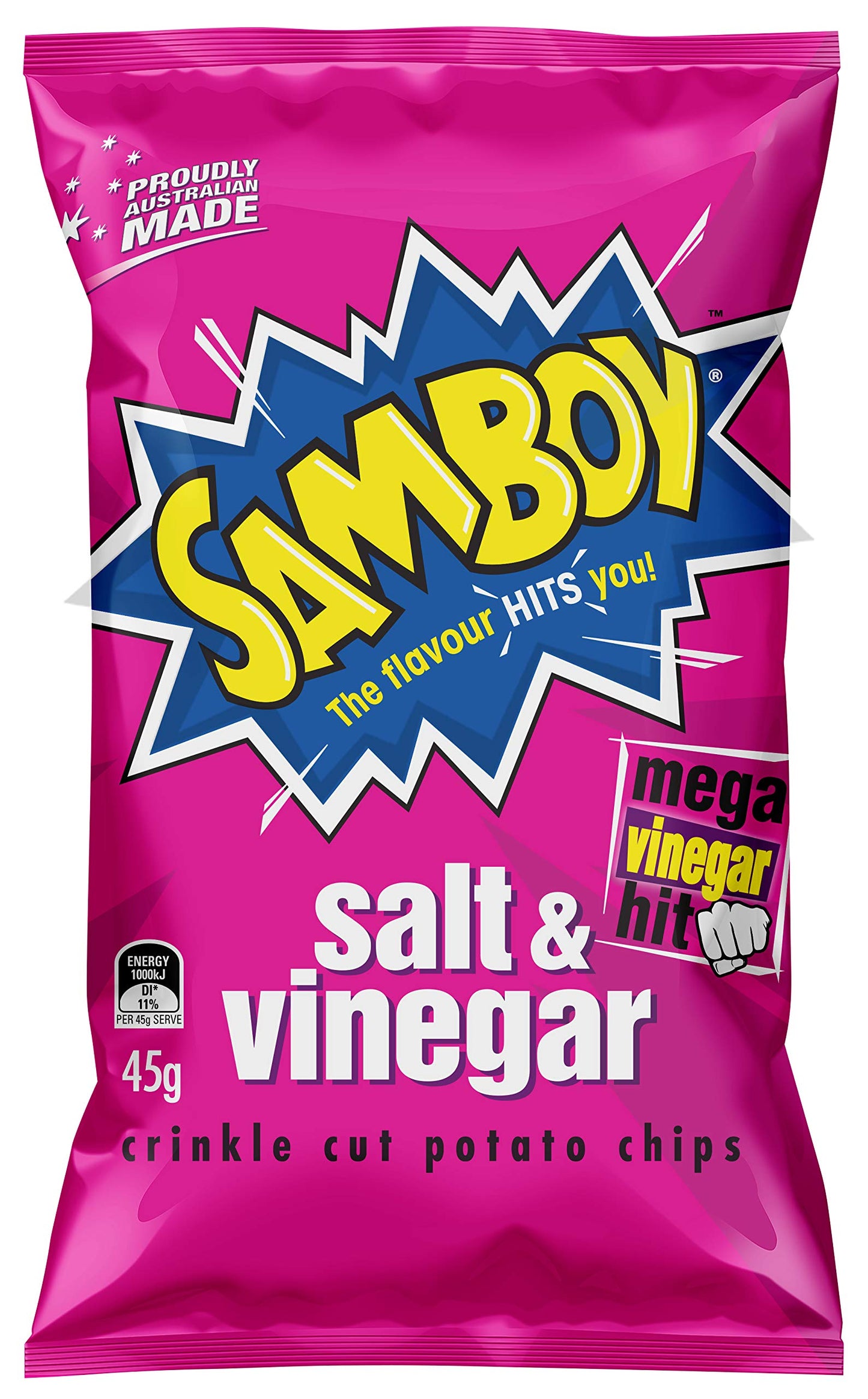 Samboy Salt & Vinegar 45g x 18