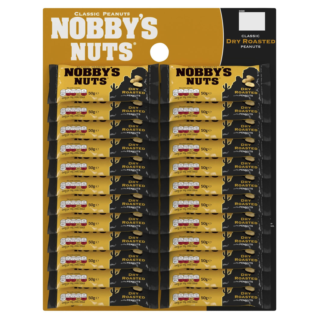 Nobby's Nuts Dry Roasted Peanut, 50 g (Pack of 24)