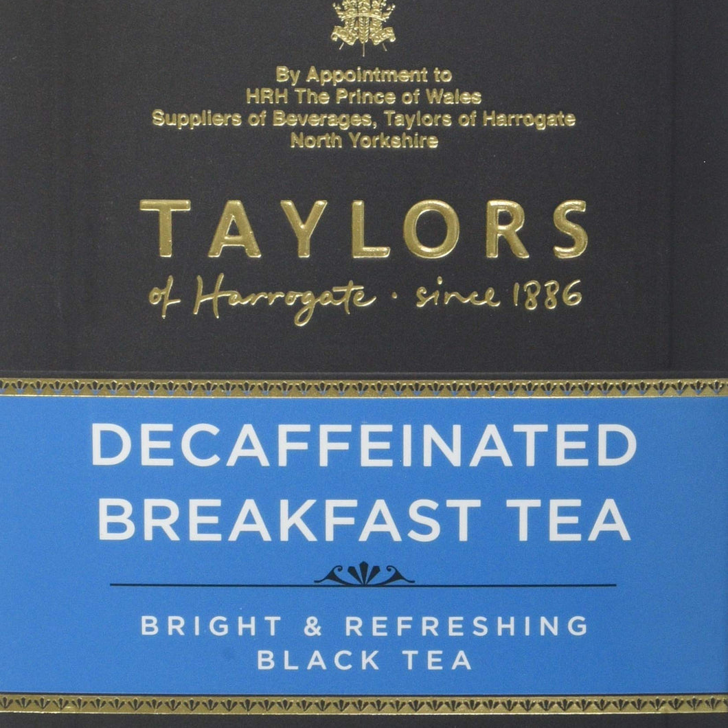 Taylors of Harrogate 20 Decaffeinated Breakfast Tea Bags