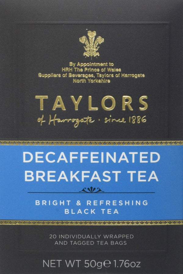 Taylors of Harrogate 20 Decaffeinated Breakfast Tea Bags