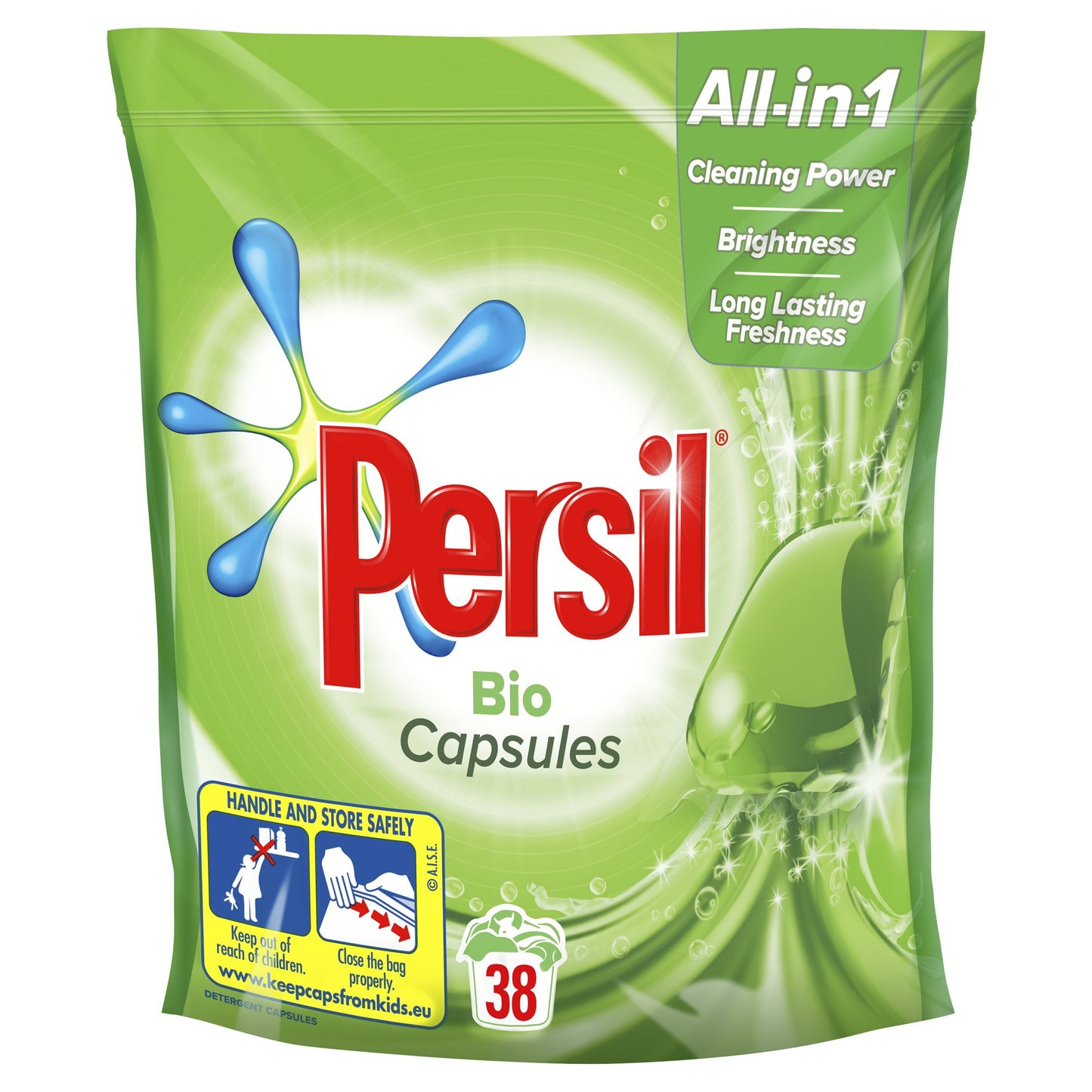 Persil Bio Washing Capsules, 38 Washes