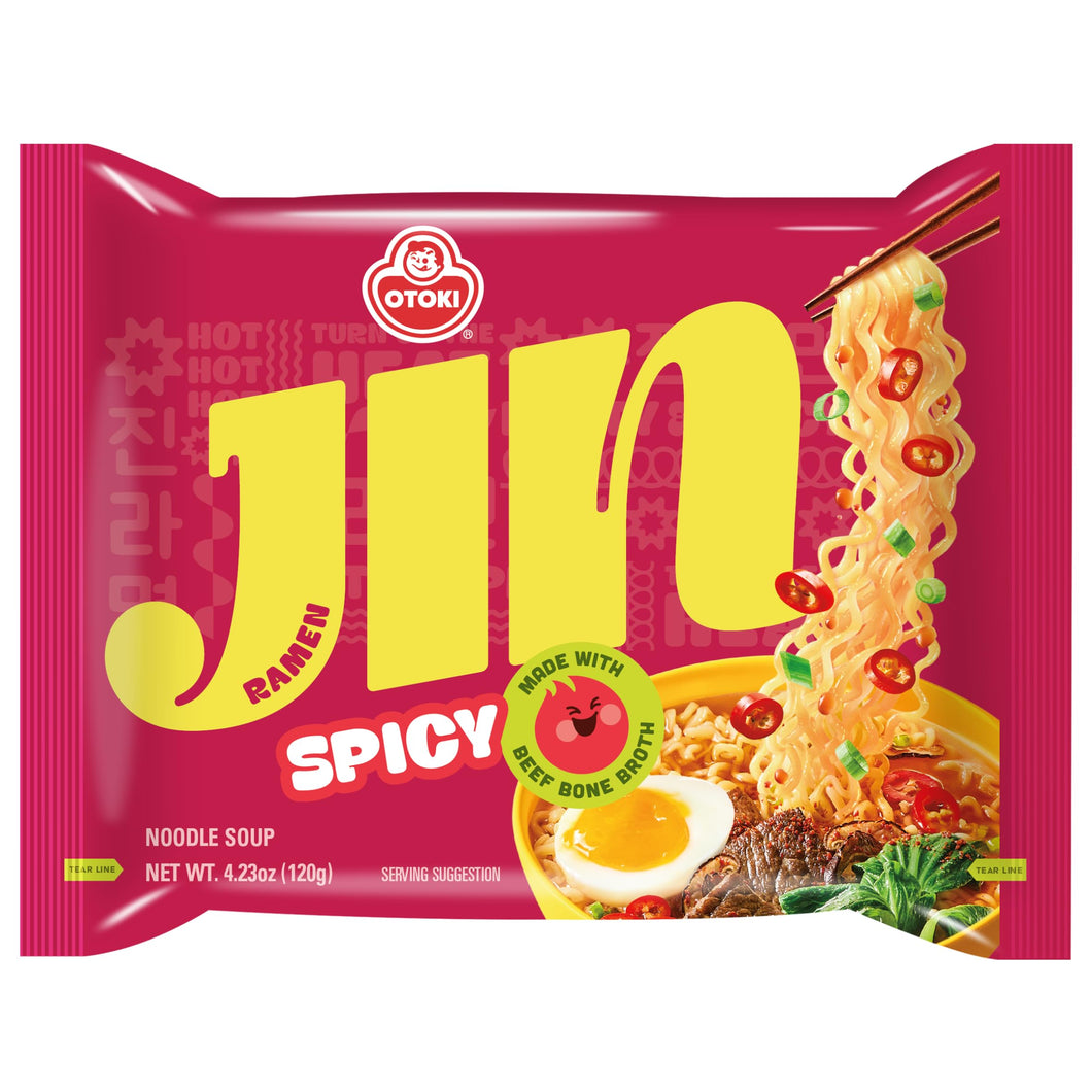 Ottogi Korean Jin Ramen Spicy Instant Noodles 120g