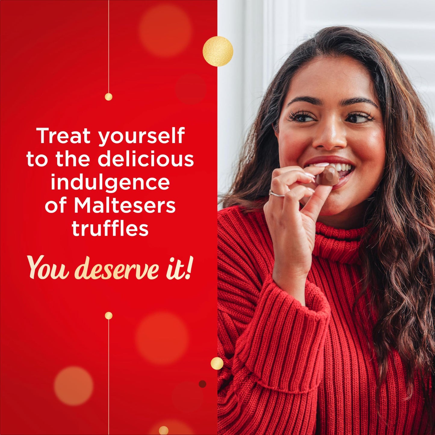 Maltesers Chocolate Truffles Gift Box, Milk Chocolate gift, Honeycomb & Truffle filling, 455g, Ideal Chocolate Selection Box for Gifts, Snacks and Sharing