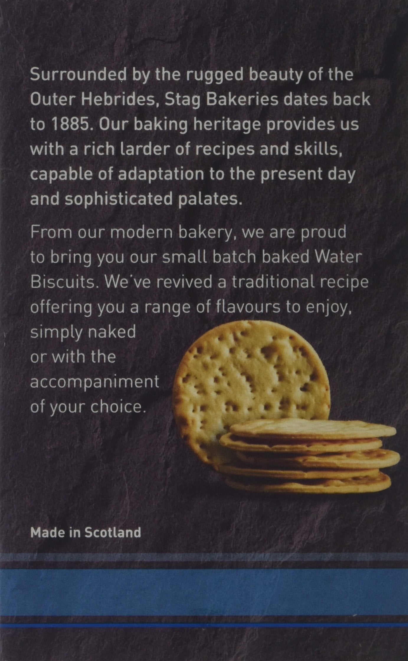 Stag Bakeries Sea Salt & Black Pepper Water Biscuits 150g