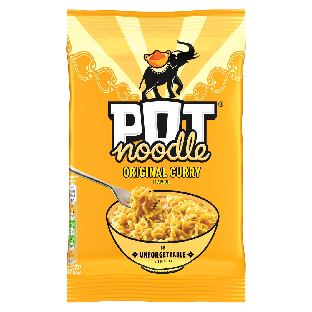 Pot Noodle Original Curry Instant Noodles Block 114 g