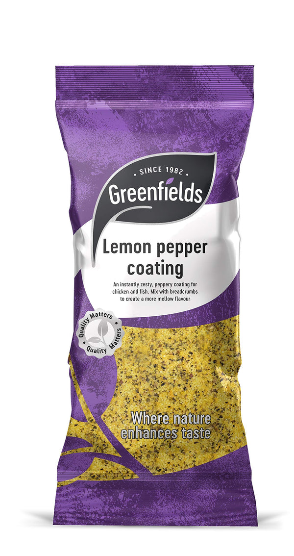 Greenfields Lemon Pepper Coating, 100g