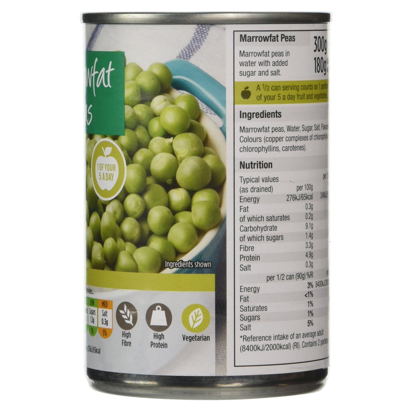 Morrisons Marrowfat Peas, 300g