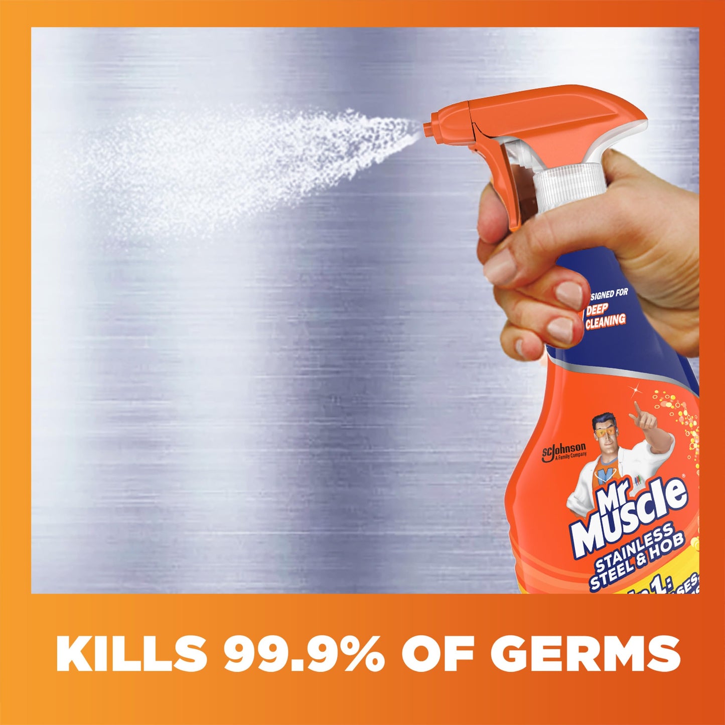 Mr Muscle Stainless Steel and Hob Spray 530ml