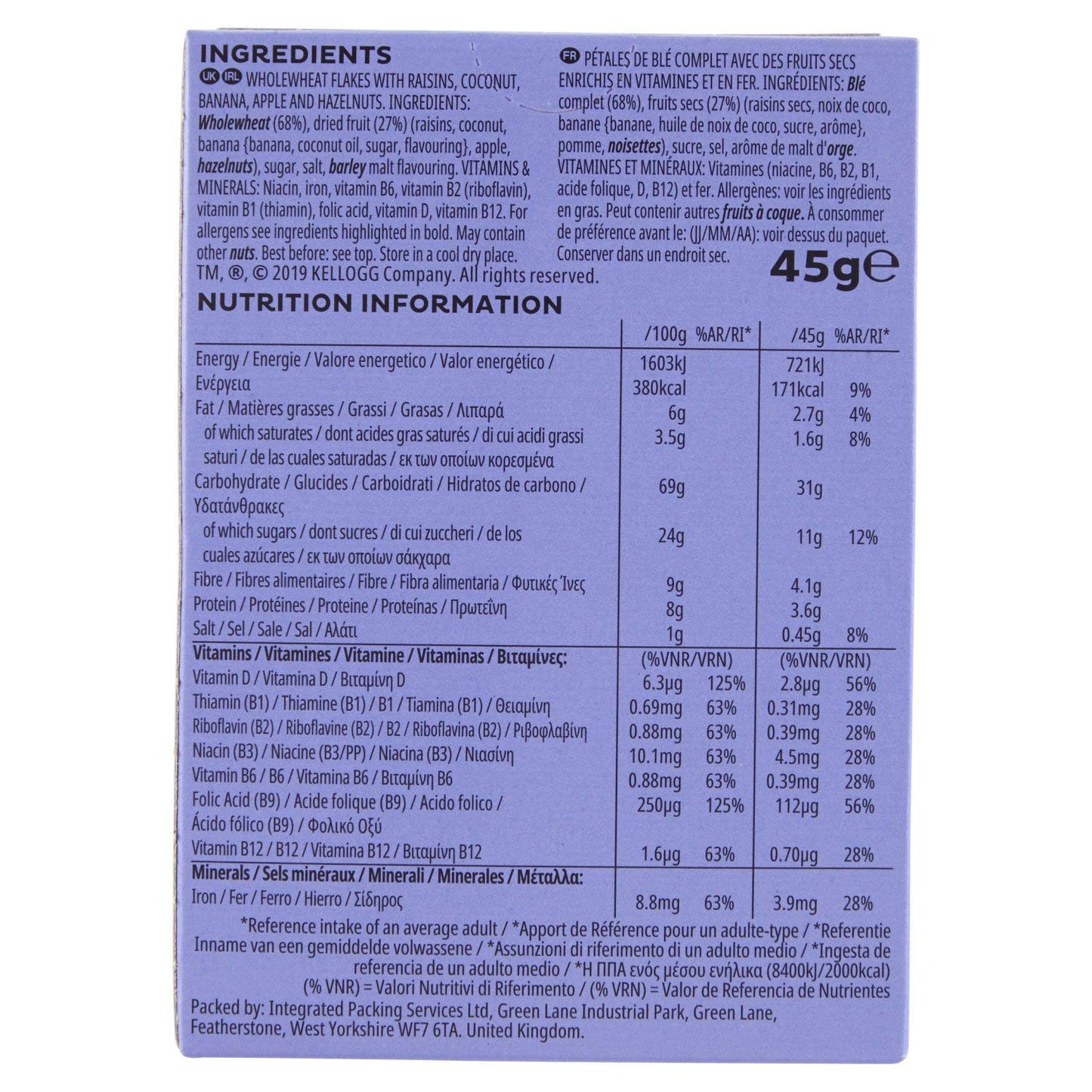Kellogg's Fruit-n-Fibre, 45g