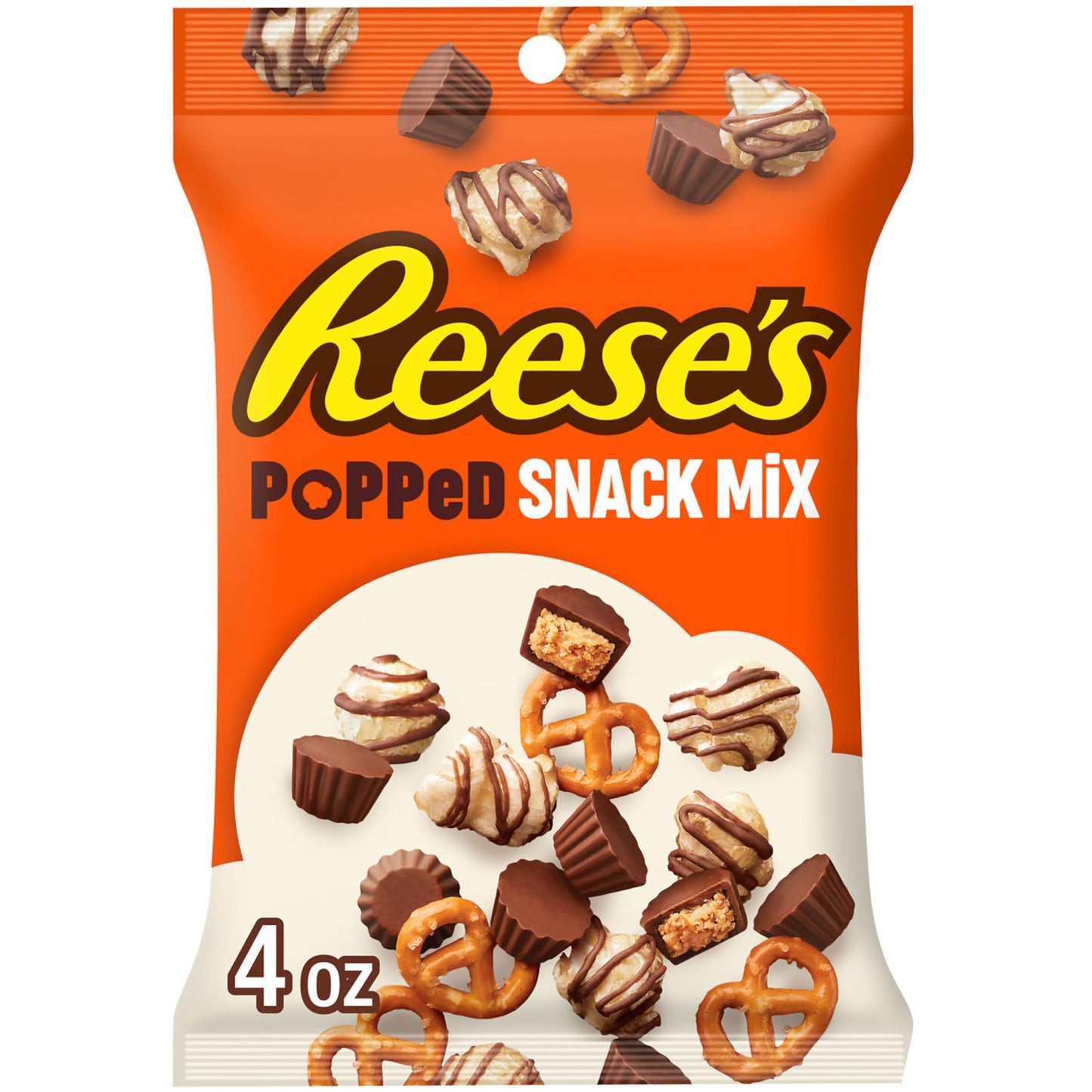 REESE'S, Popped Milk Chocolate Peanut Butter Snack Mix 113g
