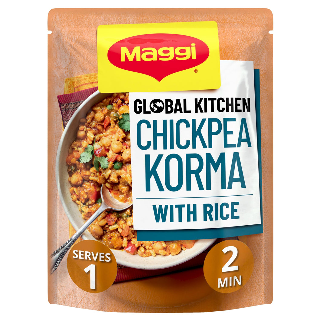 Maggi Global Kitchen Chickpea Korma with Rice 260g (Pack of 1)