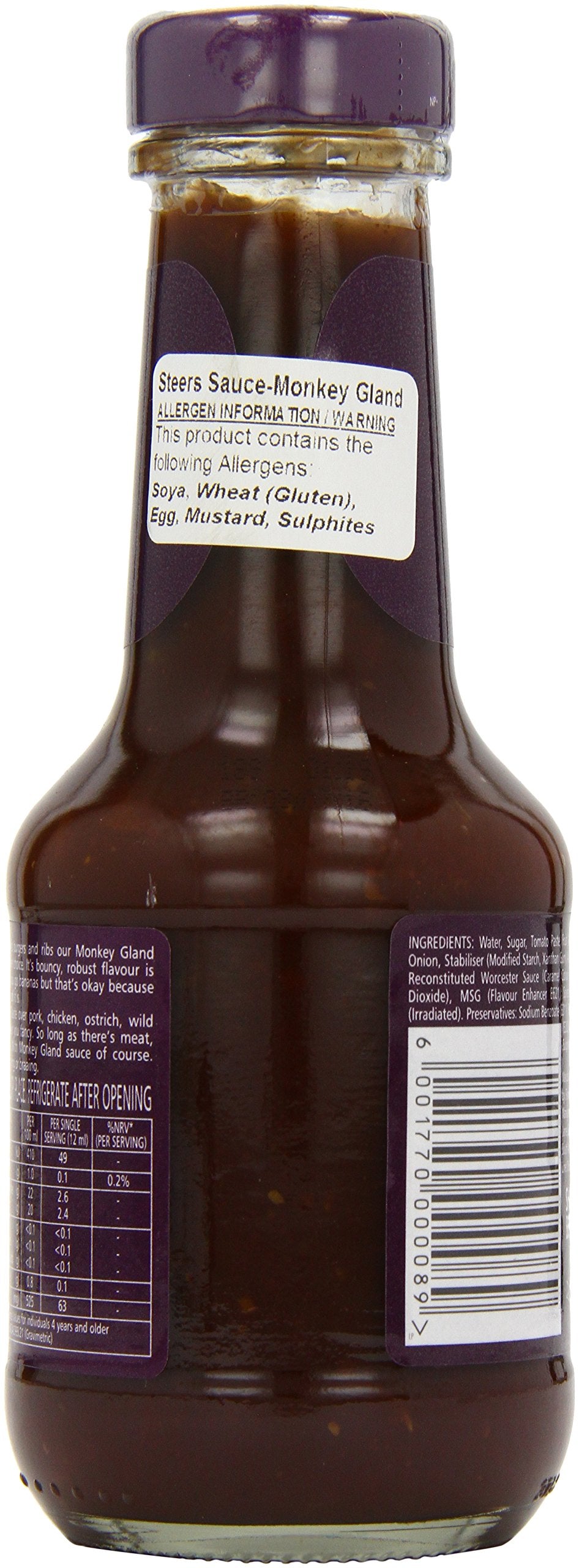 Steers Monkey Gland Sauce 375 ml (Pack of 4)