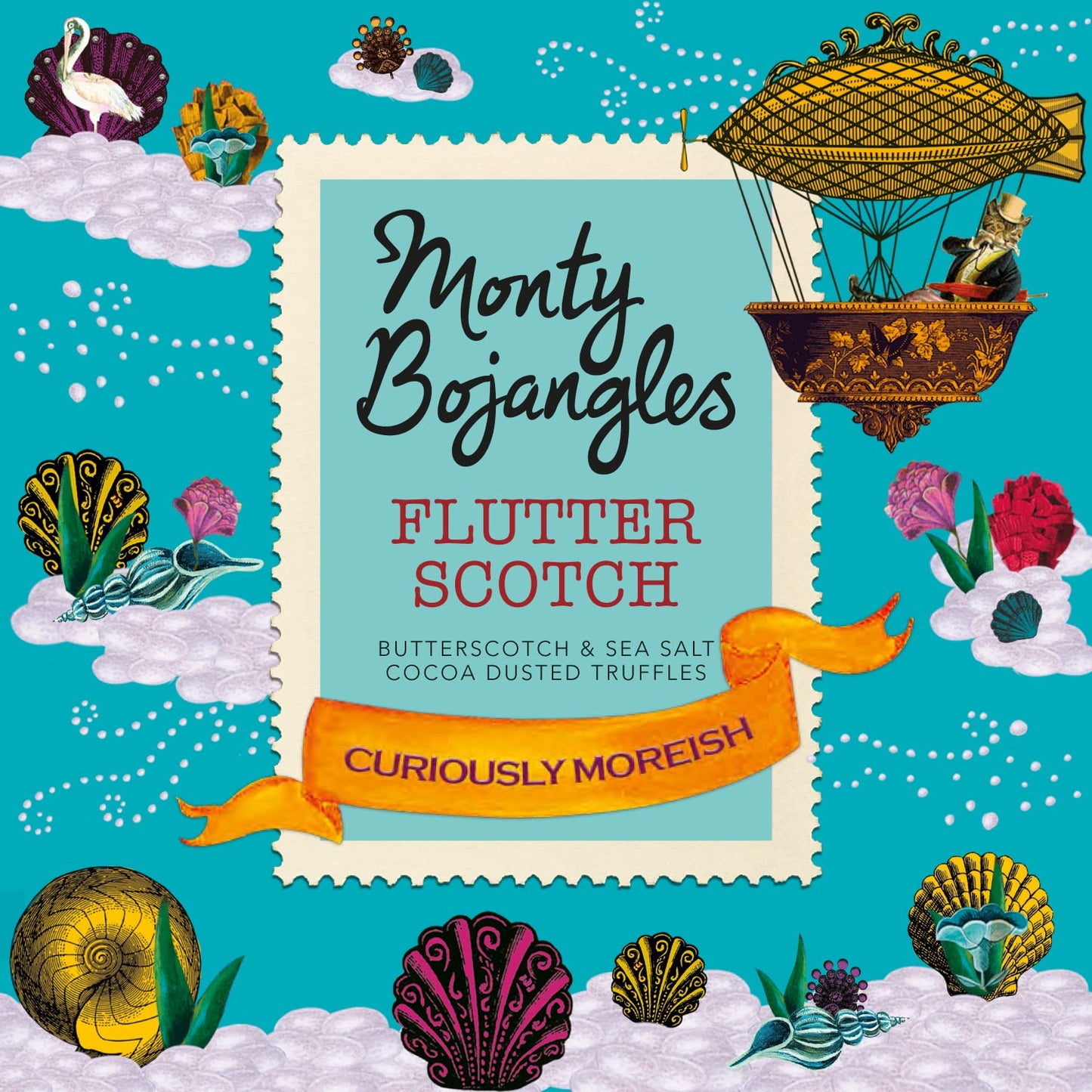 Monty Bojangles Flutter Scotch Cocoa Dusted Truffles, 150g Gift Boxes (Choose from 9 flavours)