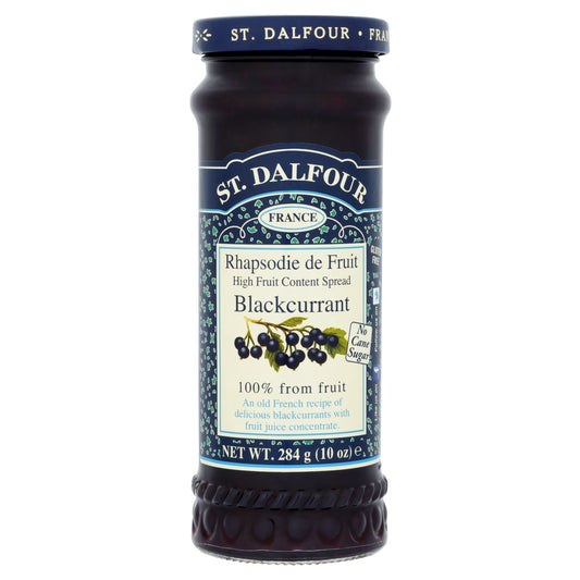 St. Dalfour Blackcurrant Fruit Spread, 284 g