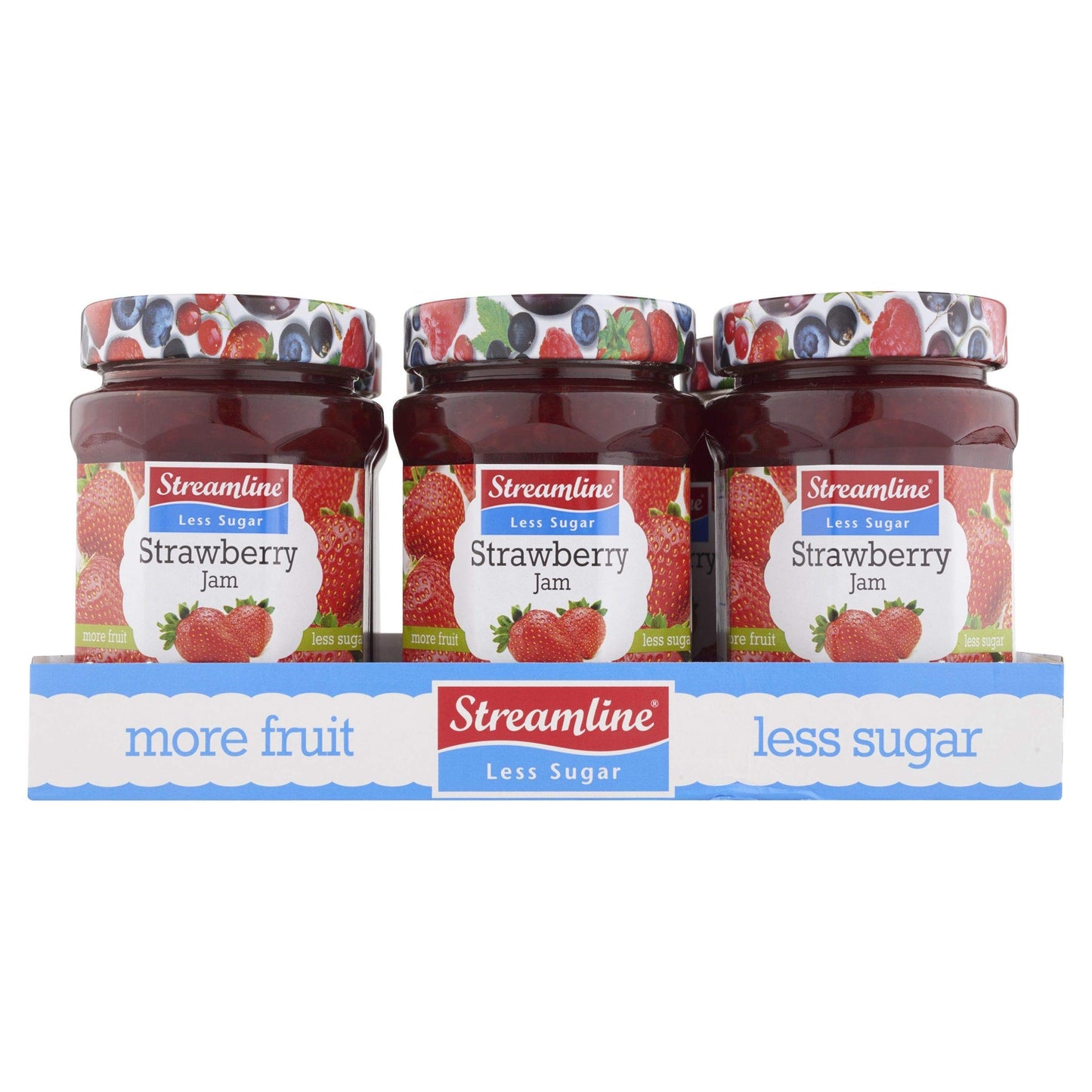 Streamline Strawberry Jam, 6 Jars x 340g
