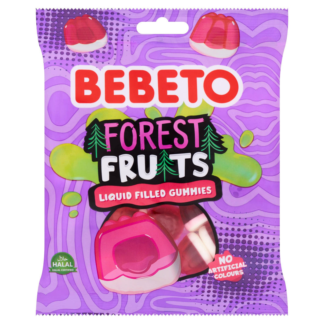 Bebeto Forest Fruits Liquid Filled Gummies, 130g