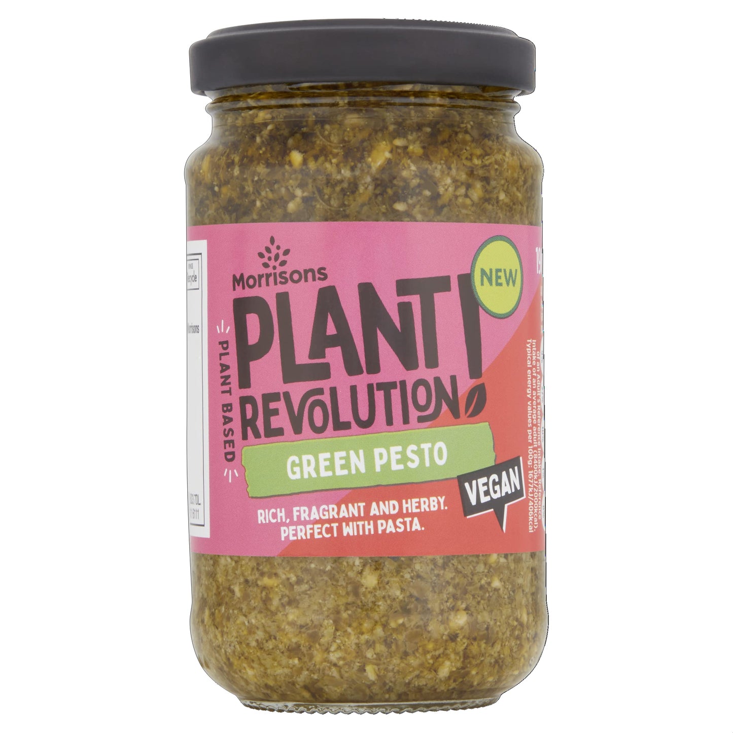 MORRISONS PLANT REVOLUTION VEGAN GREEN PESTO 190G
