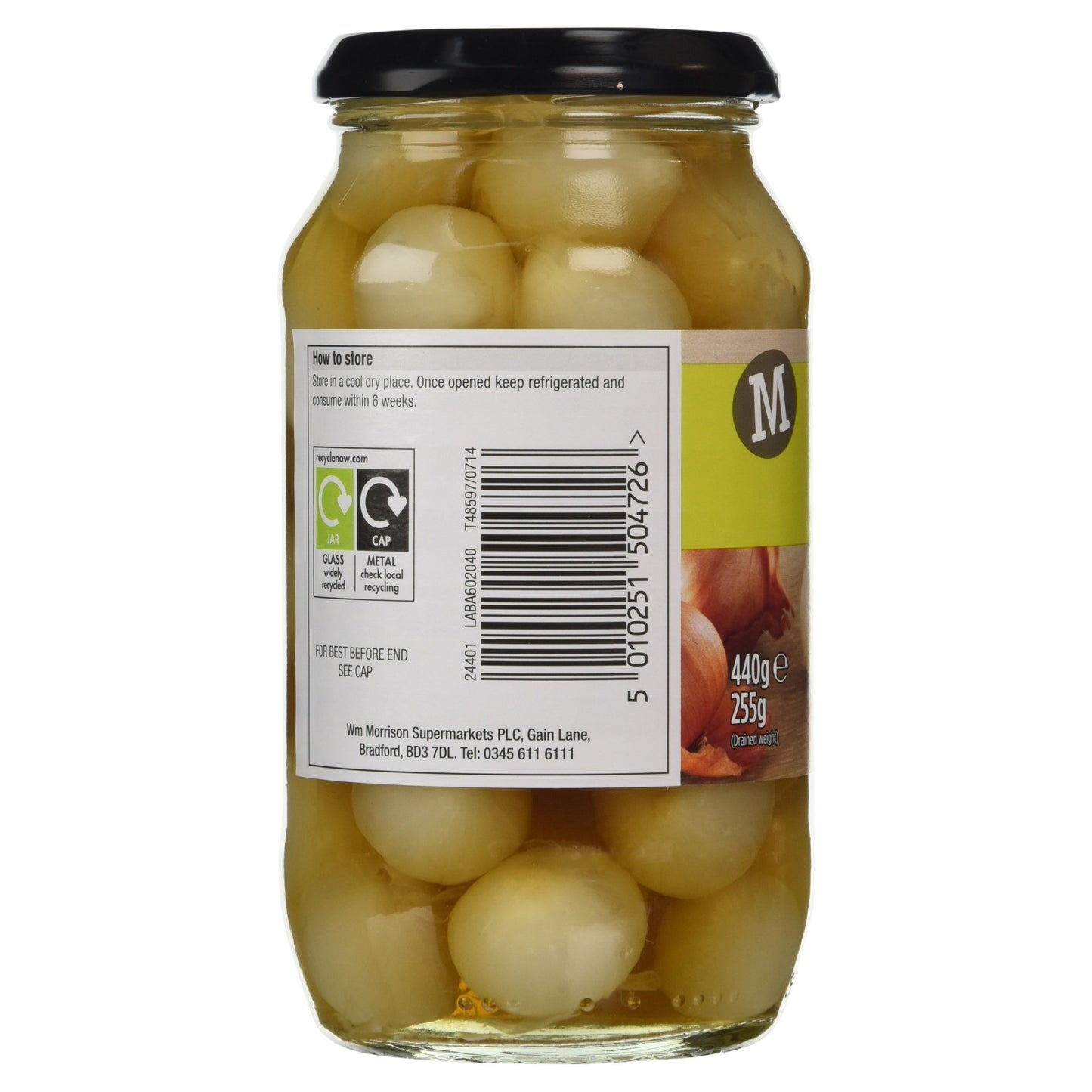 Morrisons Sweet Onions 440g