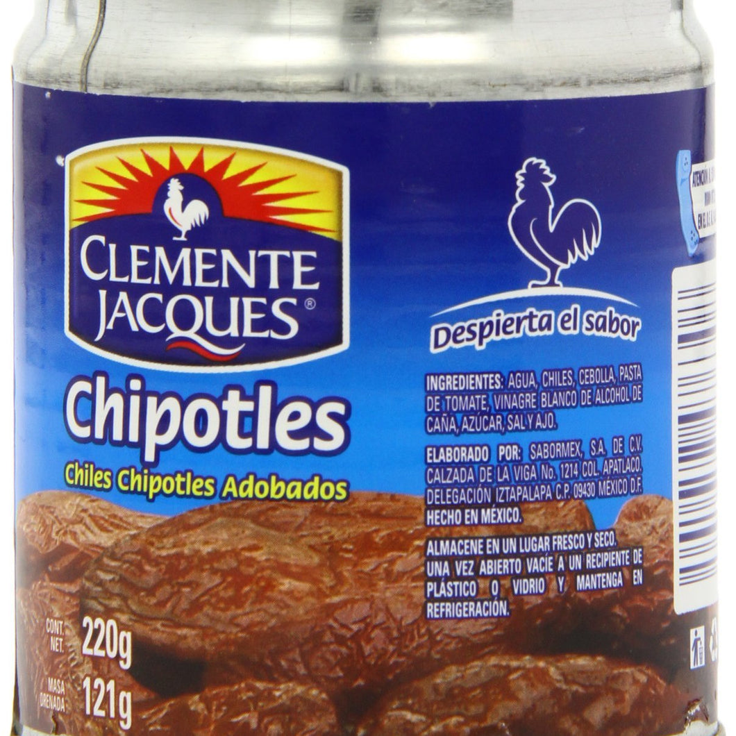 Clemente Jacques Chipotle Peppers in Adobo 220g
