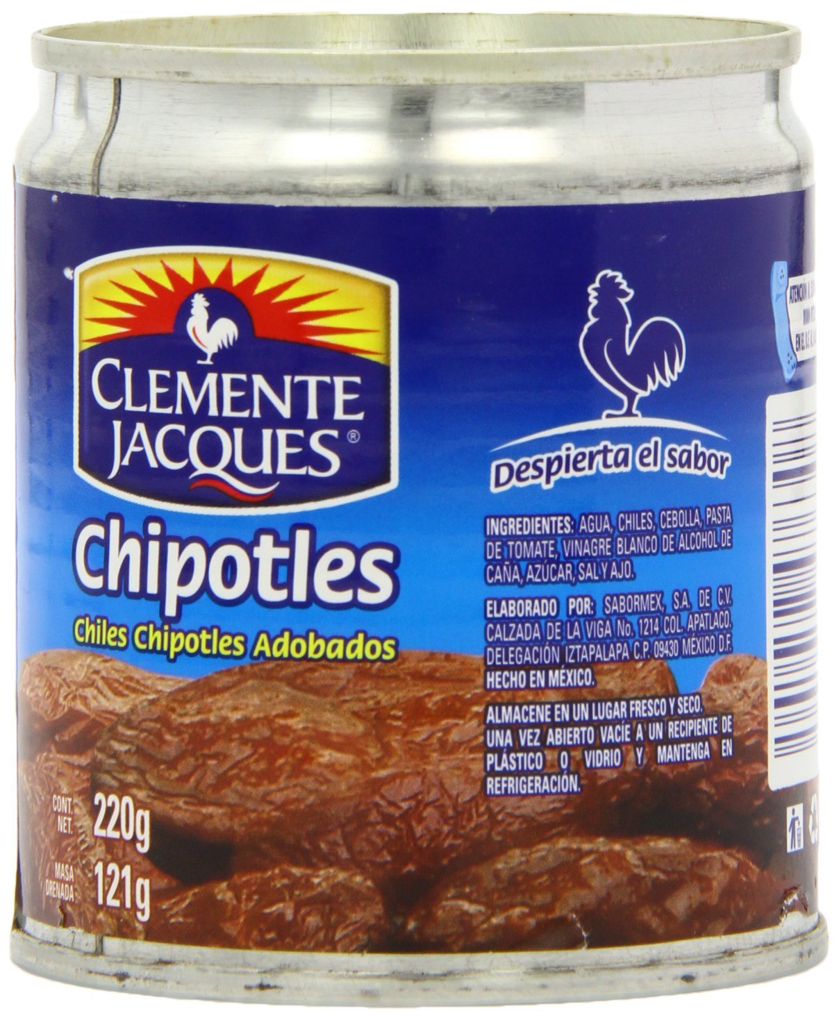 Clemente Jacques Chipotle Peppers in Adobo 220g