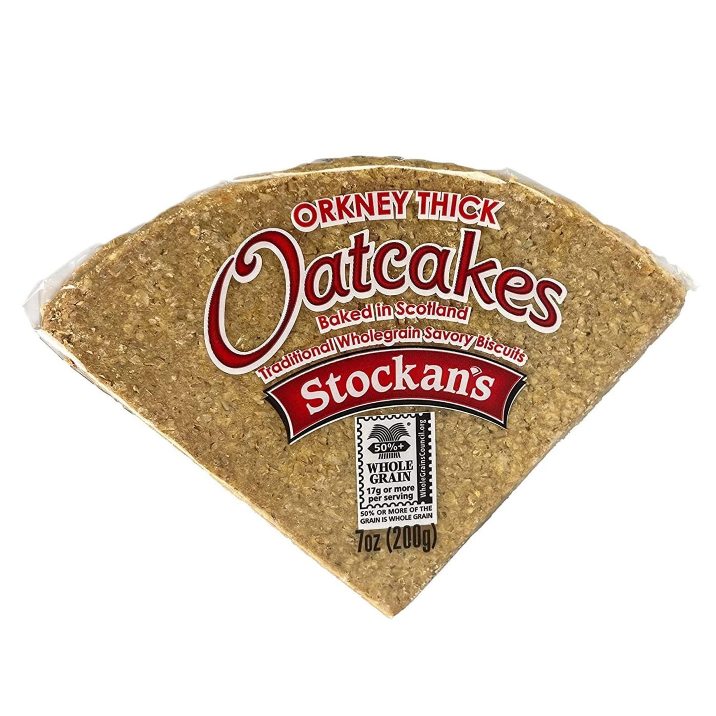 Stockans Thick Triangle Orkney Oatcakes 24 x 200 g (multipack)