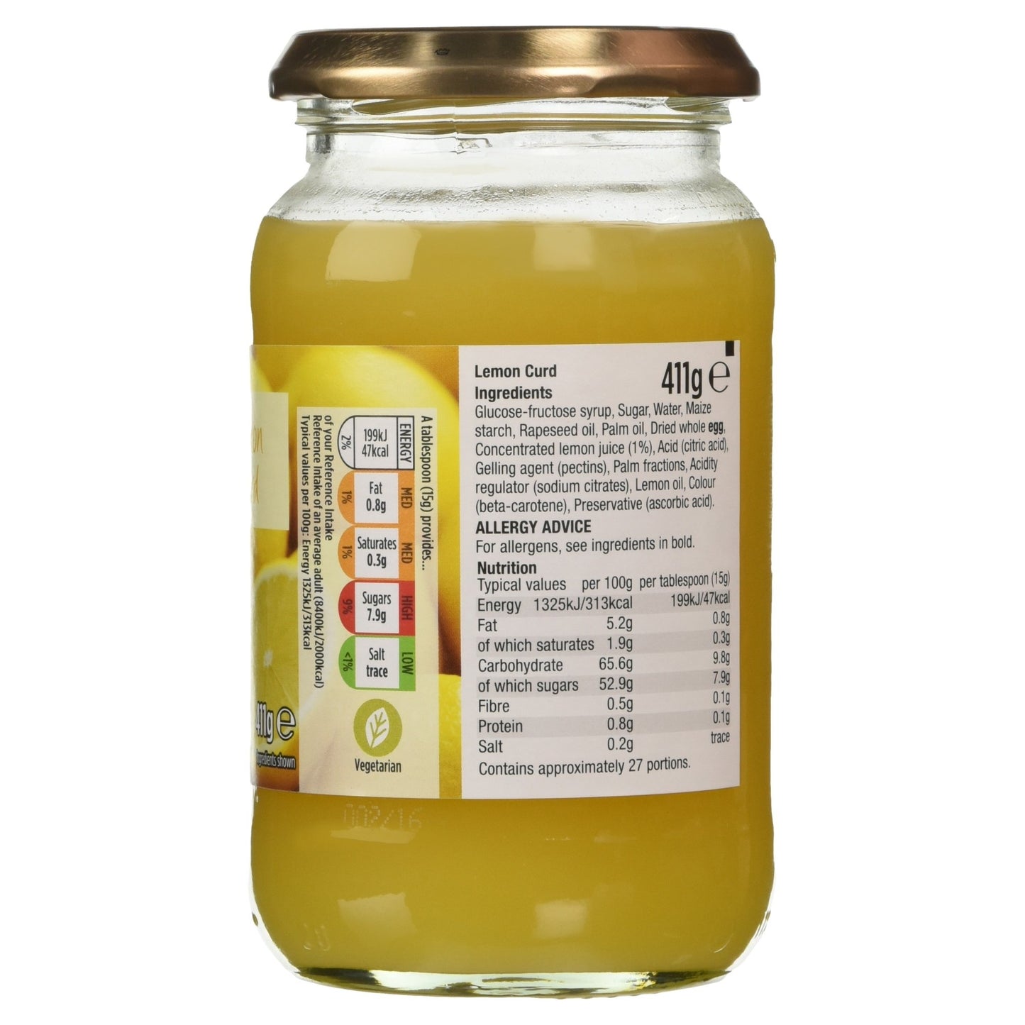 Morrisons Lemon Curd, 411g