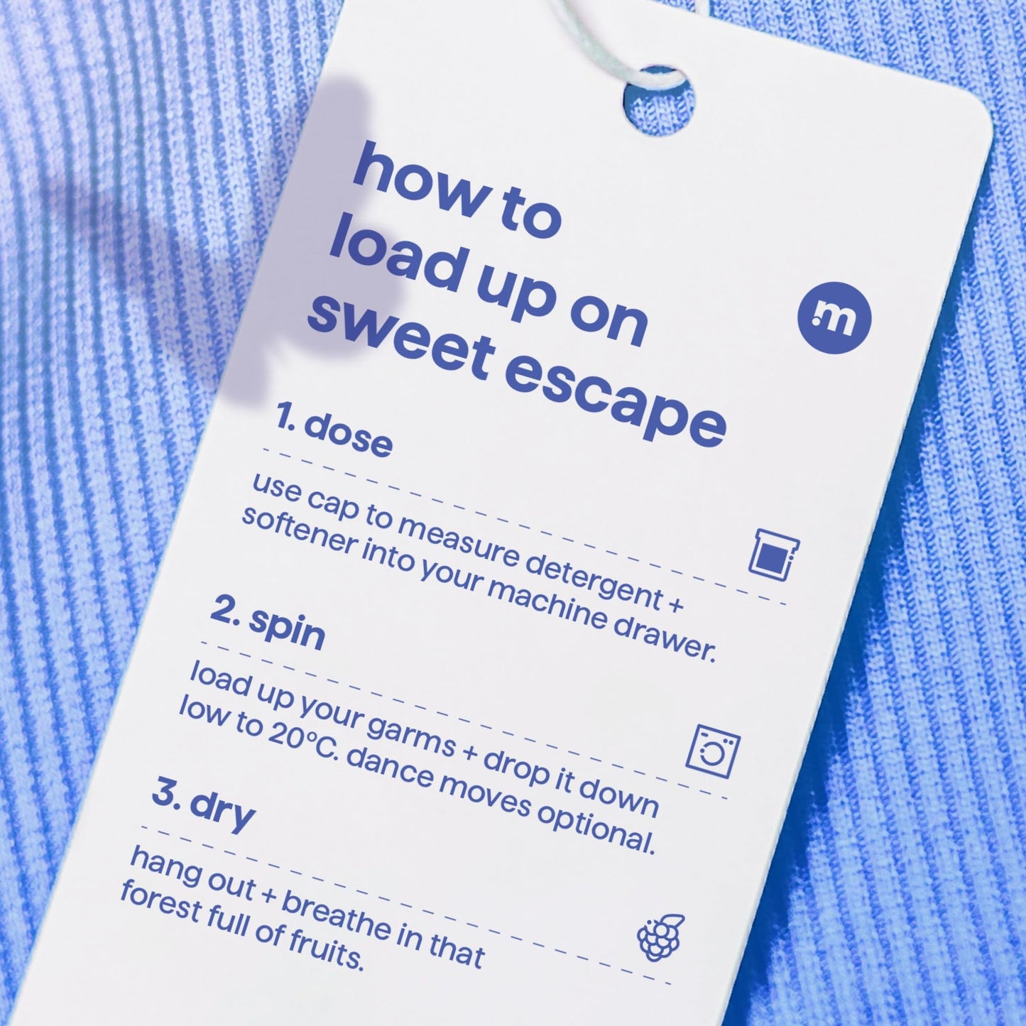 method Fabric Softener, Fabric Conditioner to Soften Your Clothes, With Fresh Berry Scent, 1x 33 Washes 1x 990ml