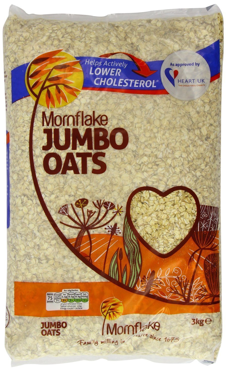 Morning Foods Mornflake Jumbo Oats - 2 x 3Kg