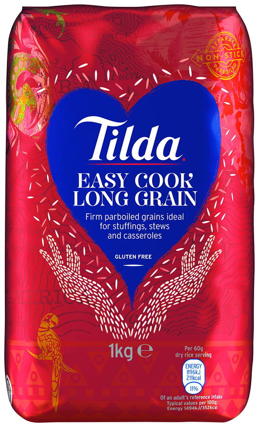 Tilda Easy Cook Long Grain Rice, 1kg