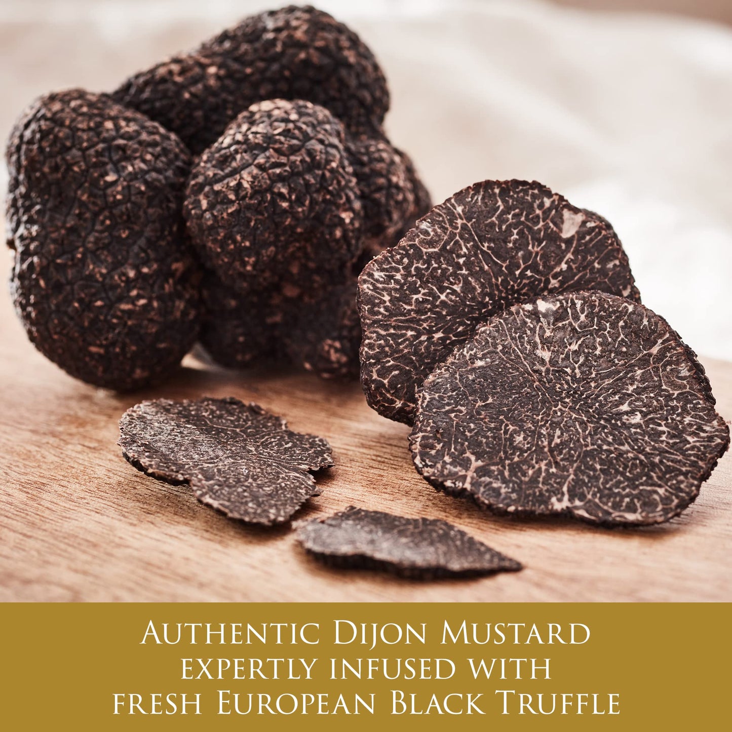 TruffleHunter - Black Truffle Mustard - Dijon Mustard - Gourmet Condiments - 180g