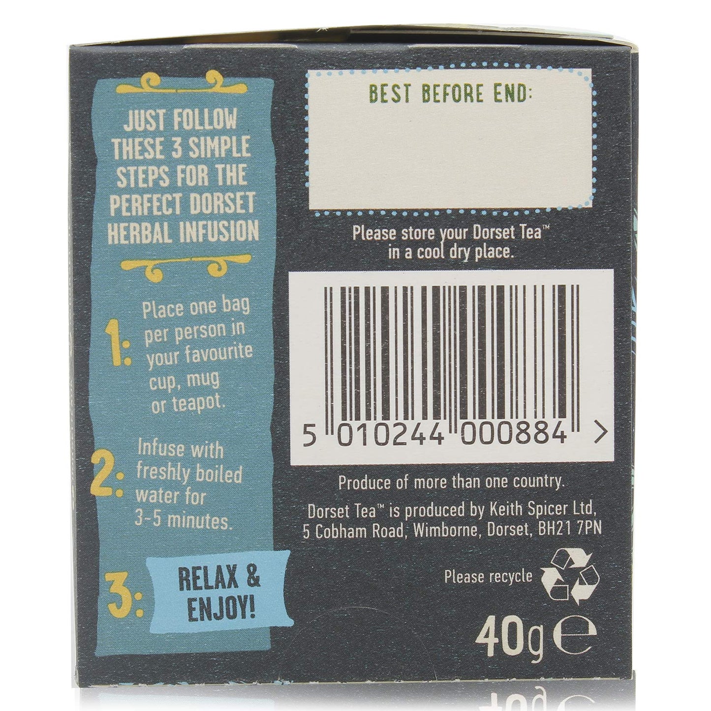 Dorset Tea Cool Camomile Tea 20 Bags