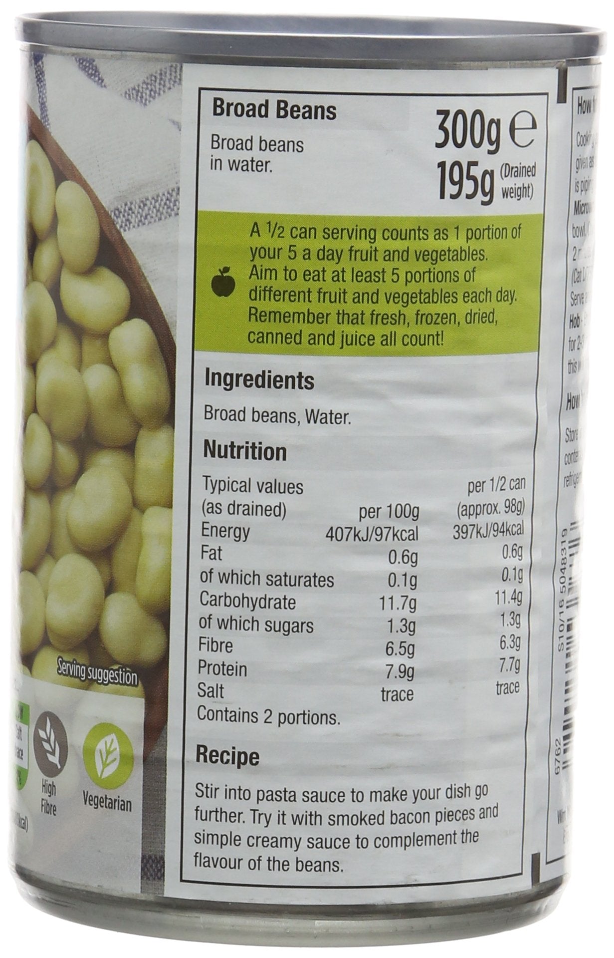 Morrisons Broad Beans, 300g