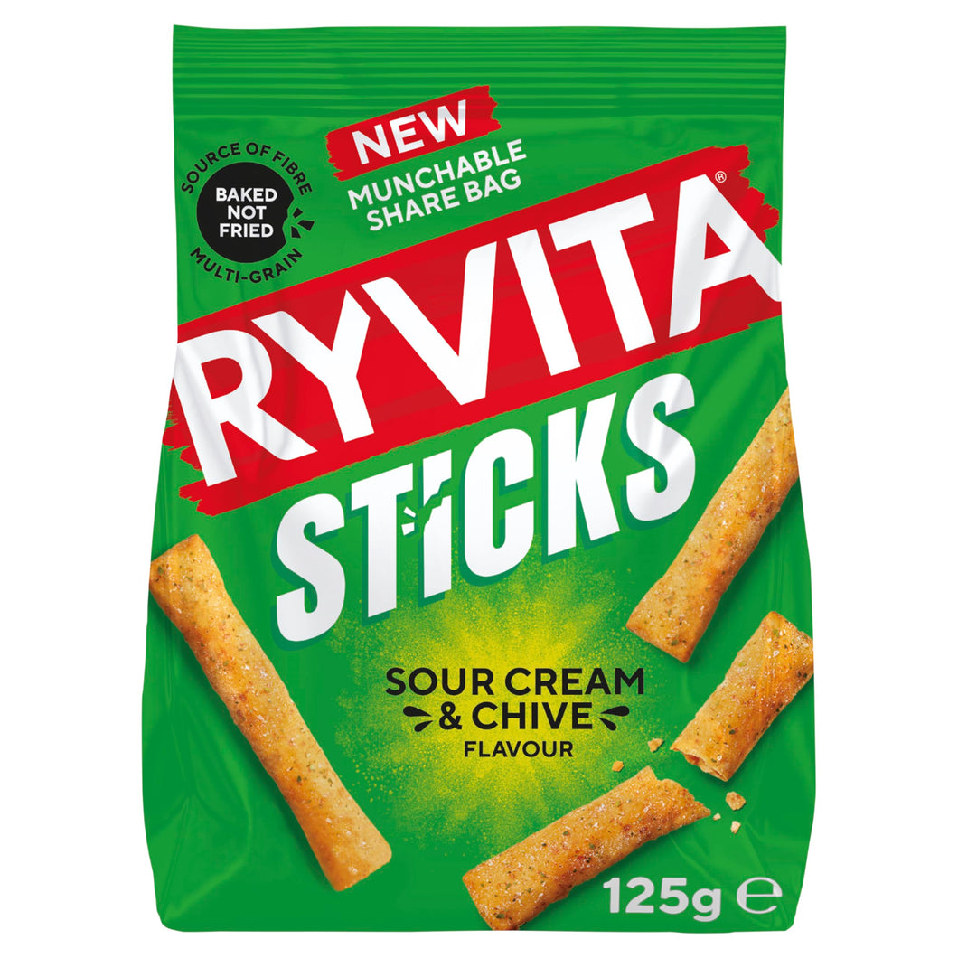 Ryvita Sticks Sour Cream & Chive 125g