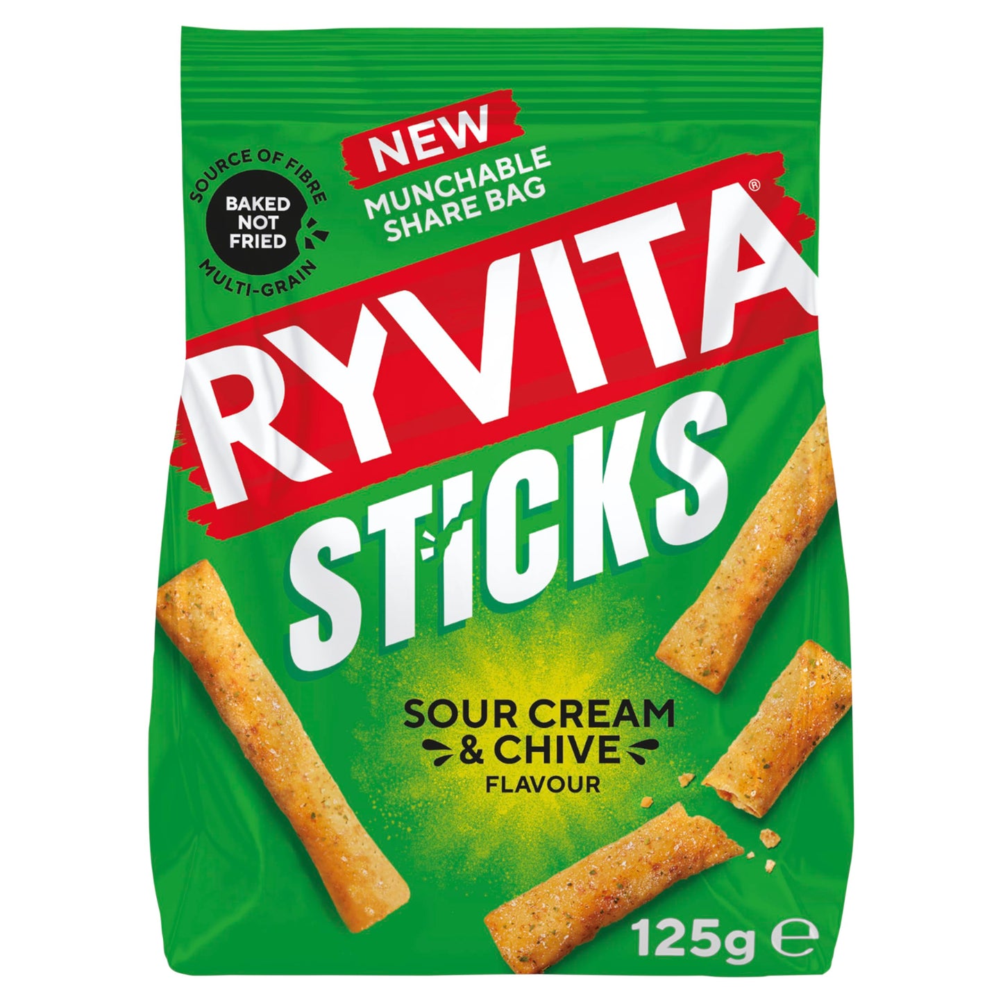 Ryvita Sticks Sour Cream & Chive 125g