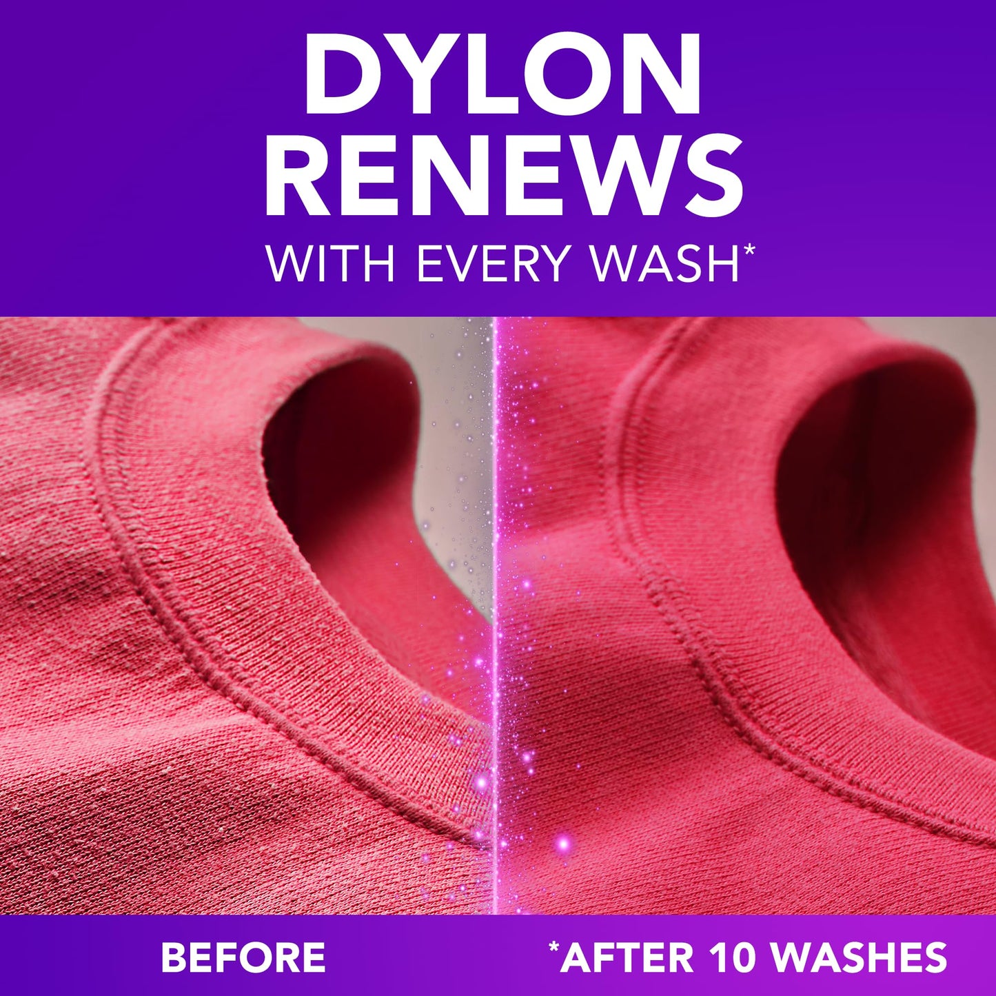 Dylon Blossom Detergent Pack of 2 (30 Wash Loads) total 60 Wash Load | Liquid Laundry Detergent for all Coloured Clothes, Colour Washing Detergent to Revitalise Colours and renew in every wash