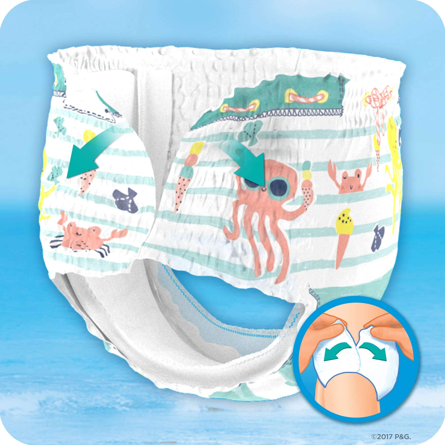 Pampers Splashers Disposable Swim Nappies Size 4-5 (9-15 kg) for Optimal Protection in The Water, 11 Nappies